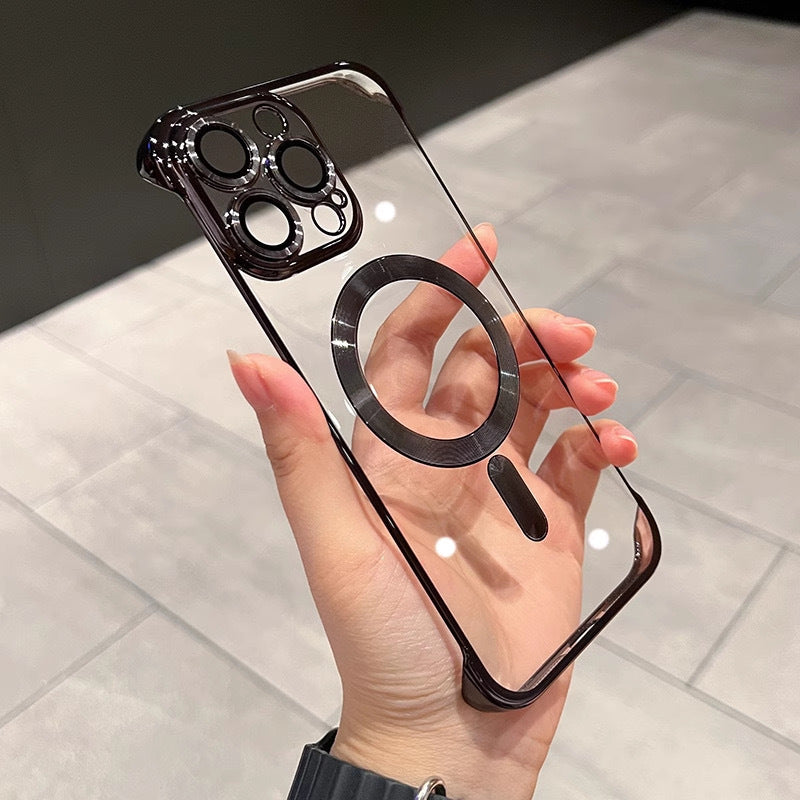 Electroplating Magnetic Ultra-thin Frameless Phone Case