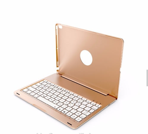 Compatible with Apple, Aluminium alloy material backlit keys Bluetooth keyboard case for ipad pro 10.5