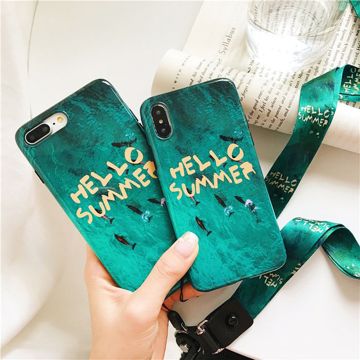 Creative letter phone case