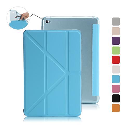 Compatible with Apple, iPad Air 2 Silicon Smart Case with Stand