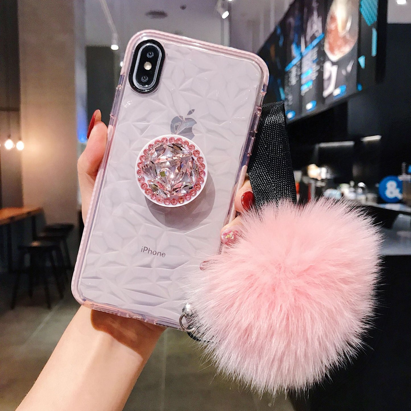 Diamond mobile phone case