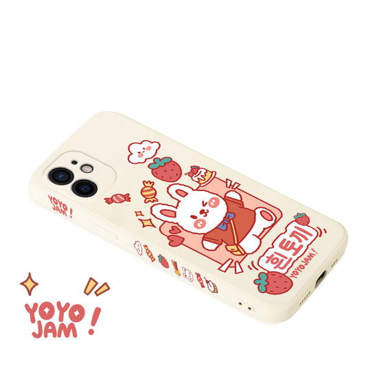 Apple, Compatible with Apple , Suitable For Apple 12pro Mobile Phone Shell Side Pattern Mini Lens All Inclusive Iphone 11 Protective Case 11promax Straight Edge Fall 12 Female Cartoon Cute 11pro New 12 Silicone