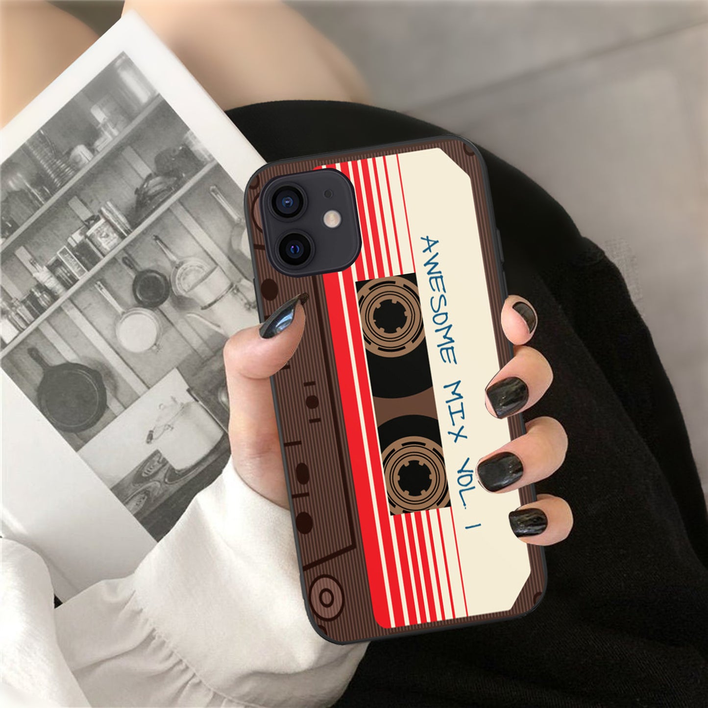 Compatible with Apple , Creative XR Camera Tape Audio Cassette Phone Case