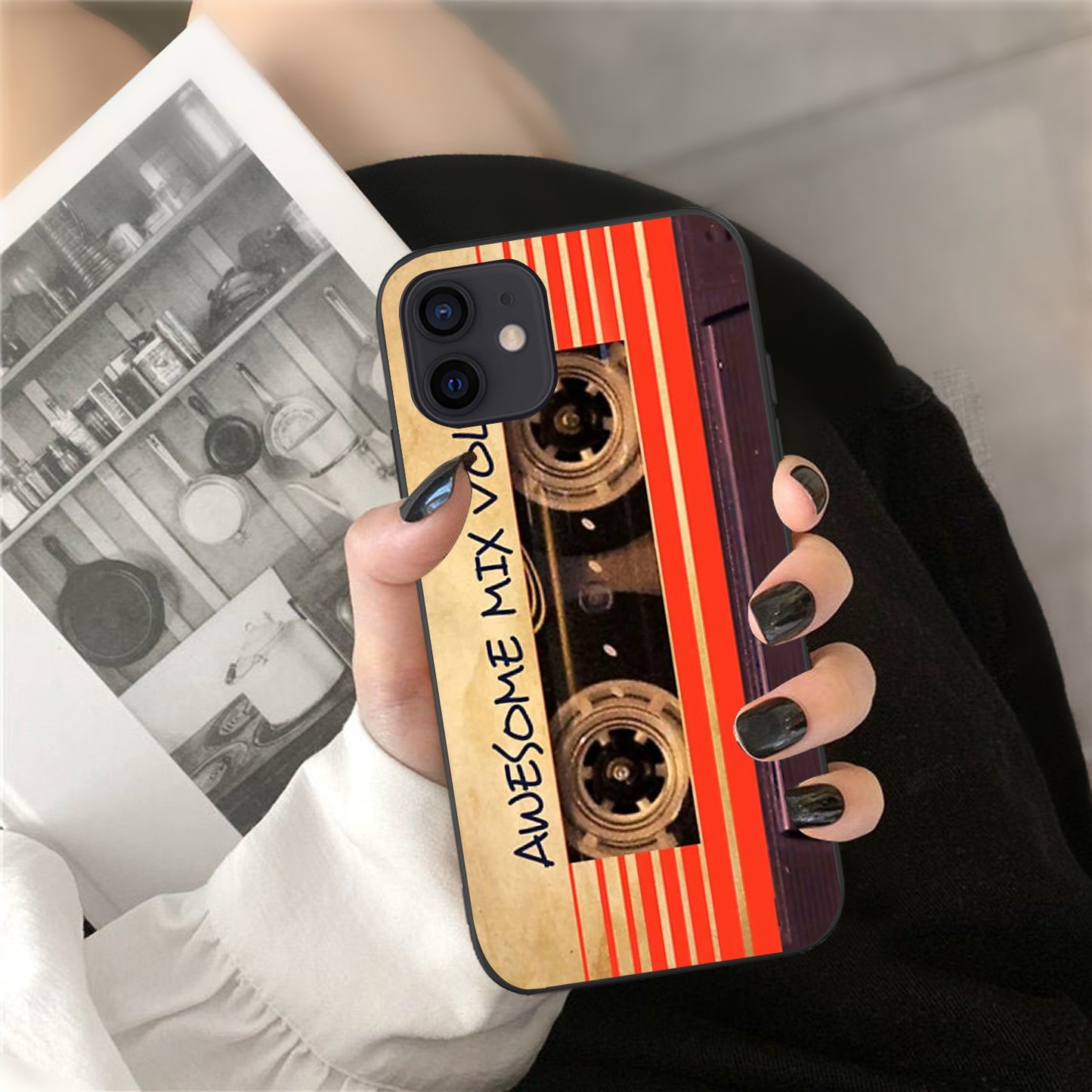 Compatible with Apple , Creative XR Camera Tape Audio Cassette Phone Case