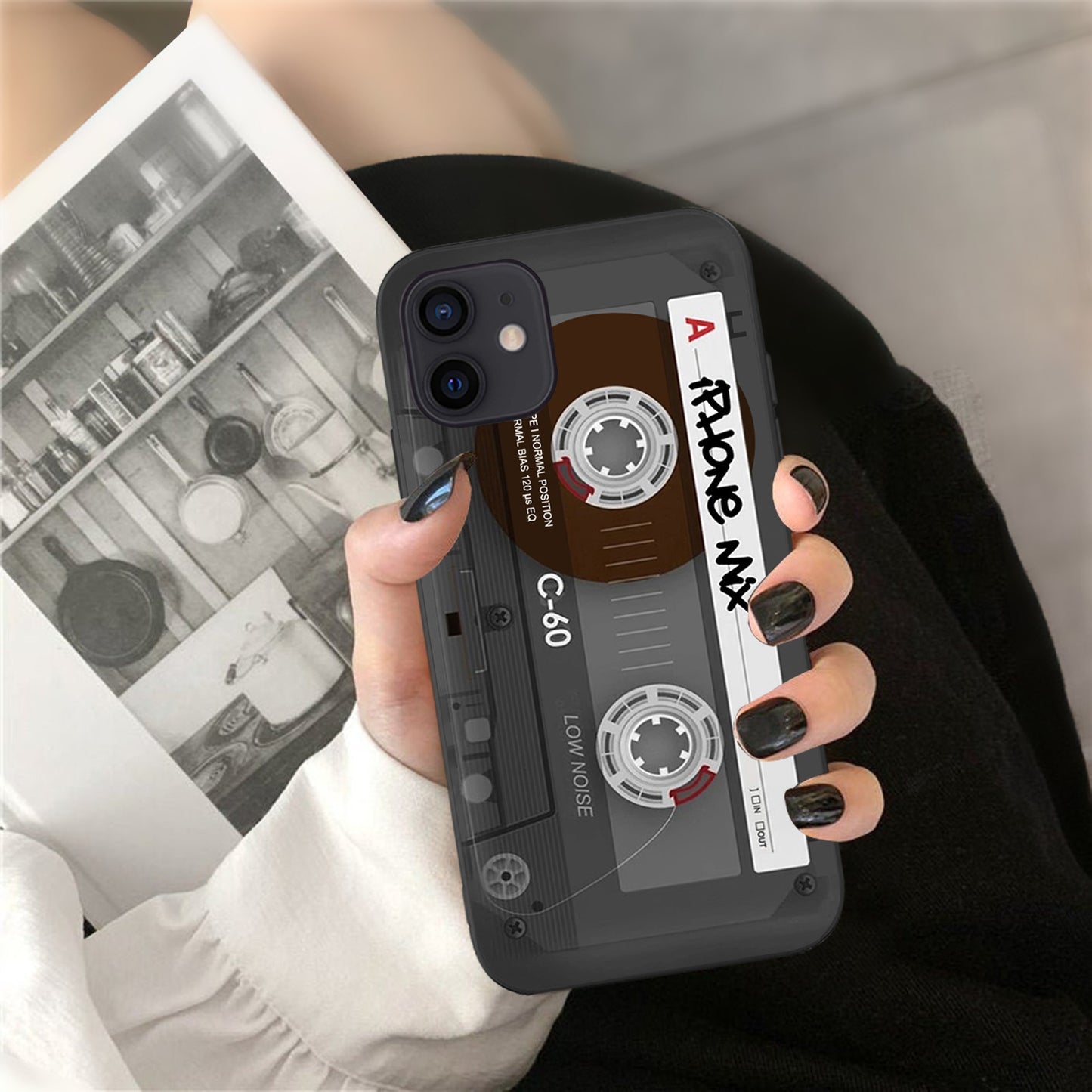 Compatible with Apple , Creative XR Camera Tape Audio Cassette Phone Case