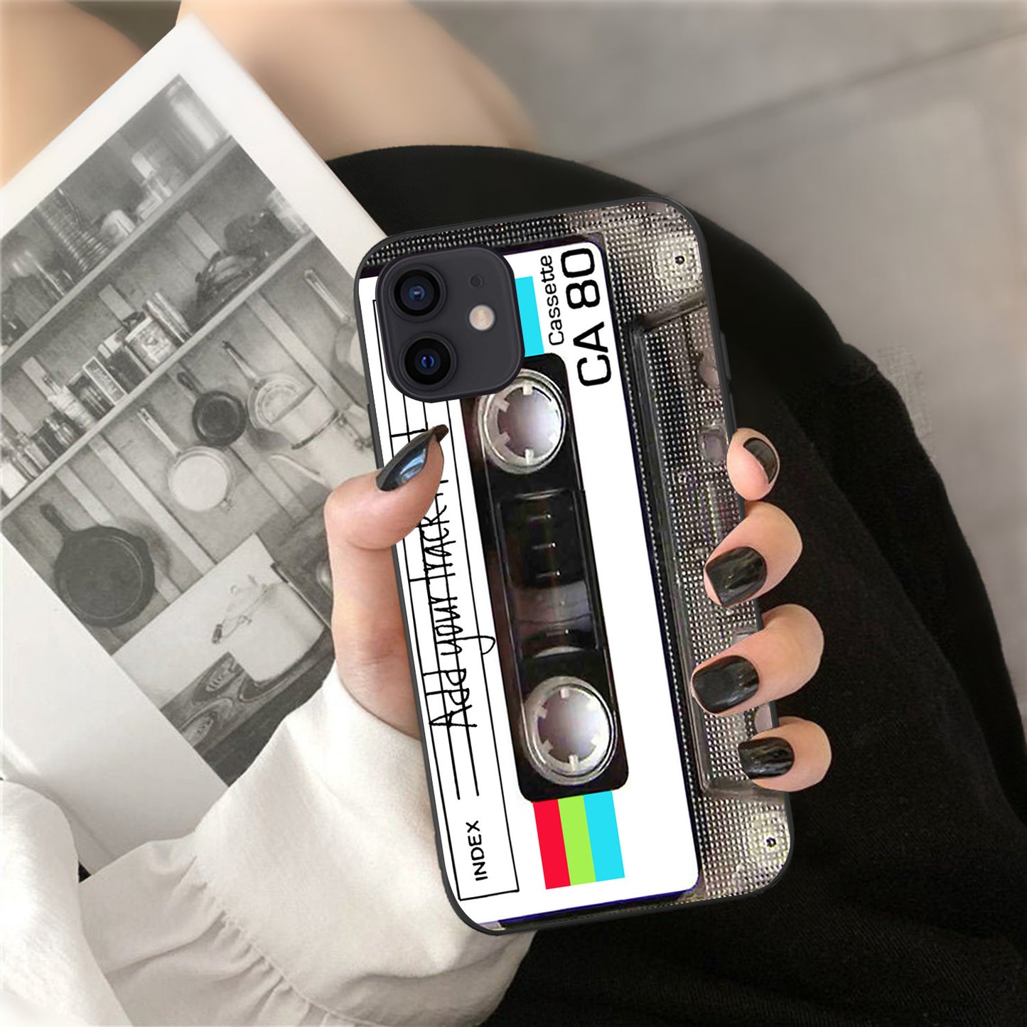 Compatible with Apple , Creative XR Camera Tape Audio Cassette Phone Case