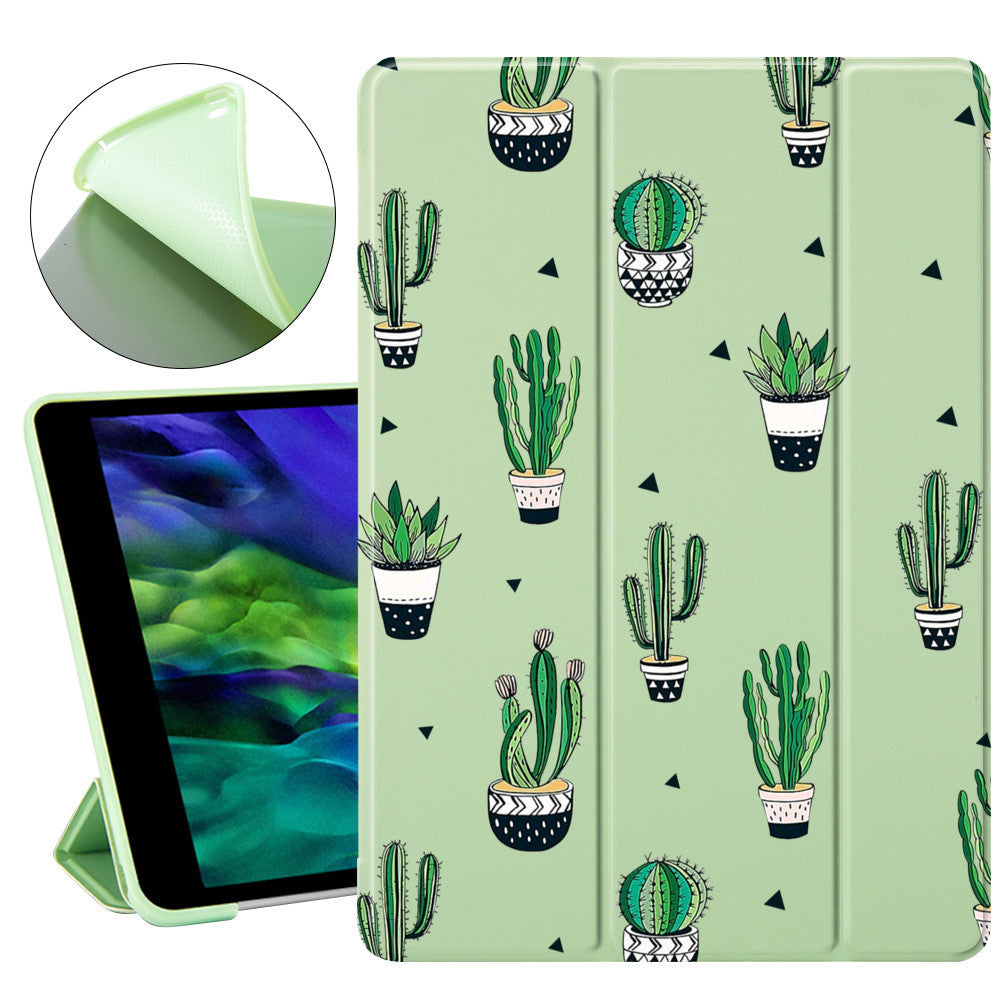 Compatible with Apple, Compatible with Apple , Cactus Cute For Air 4 10.2 Ipad 8th 7th Generation Case Pro 12.9 Case Mini 5 Cover Soft Silicone For Ipad Mini 2 Air 3