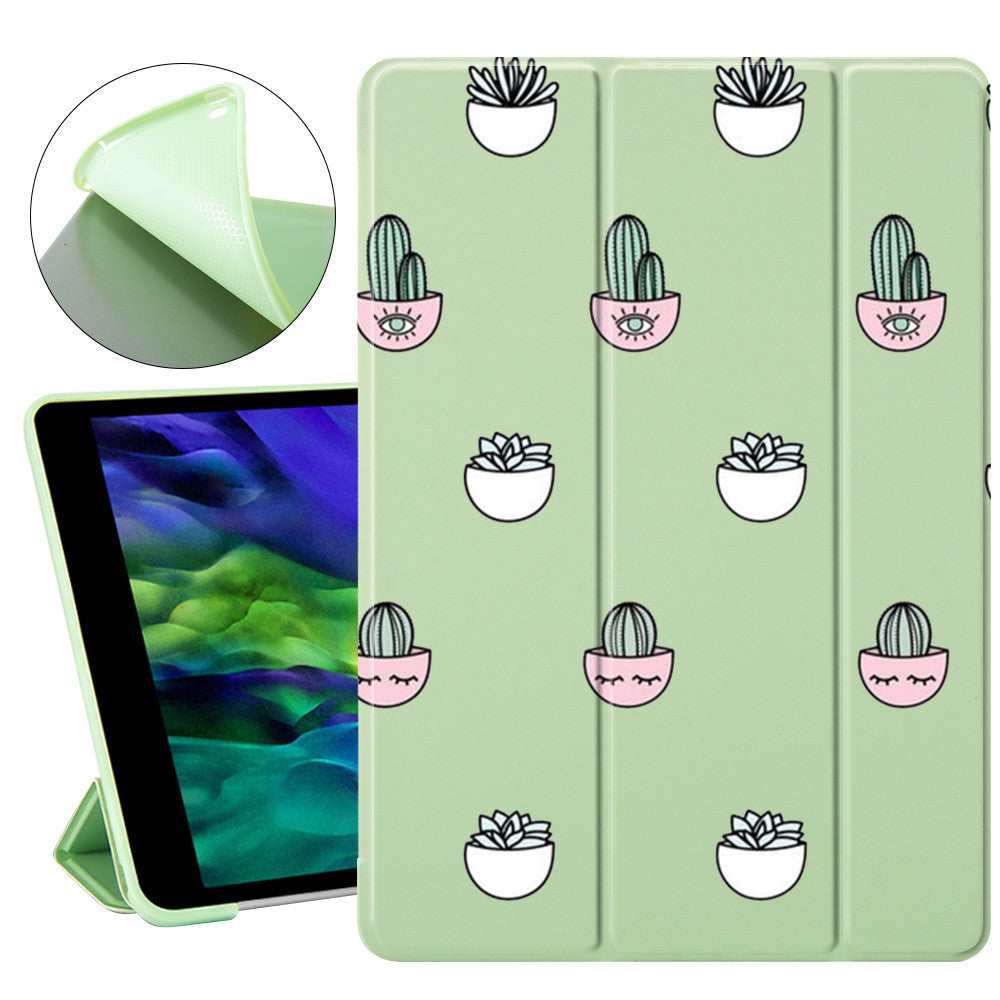 Compatible with Apple, Compatible with Apple , Cactus Cute For Air 4 10.2 Ipad 8th 7th Generation Case Pro 12.9 Case Mini 5 Cover Soft Silicone For Ipad Mini 2 Air 3