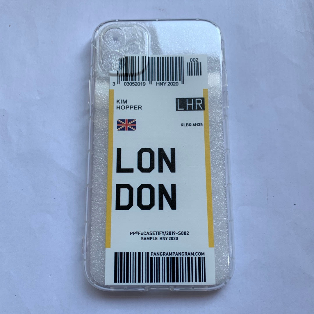 Ticket phone case