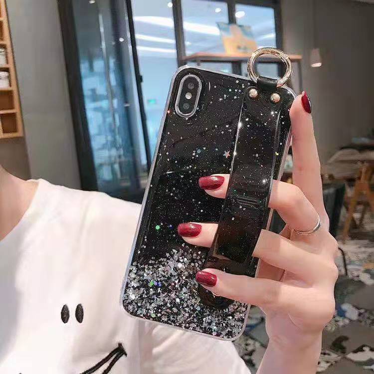 Clear and glitter Phone Case