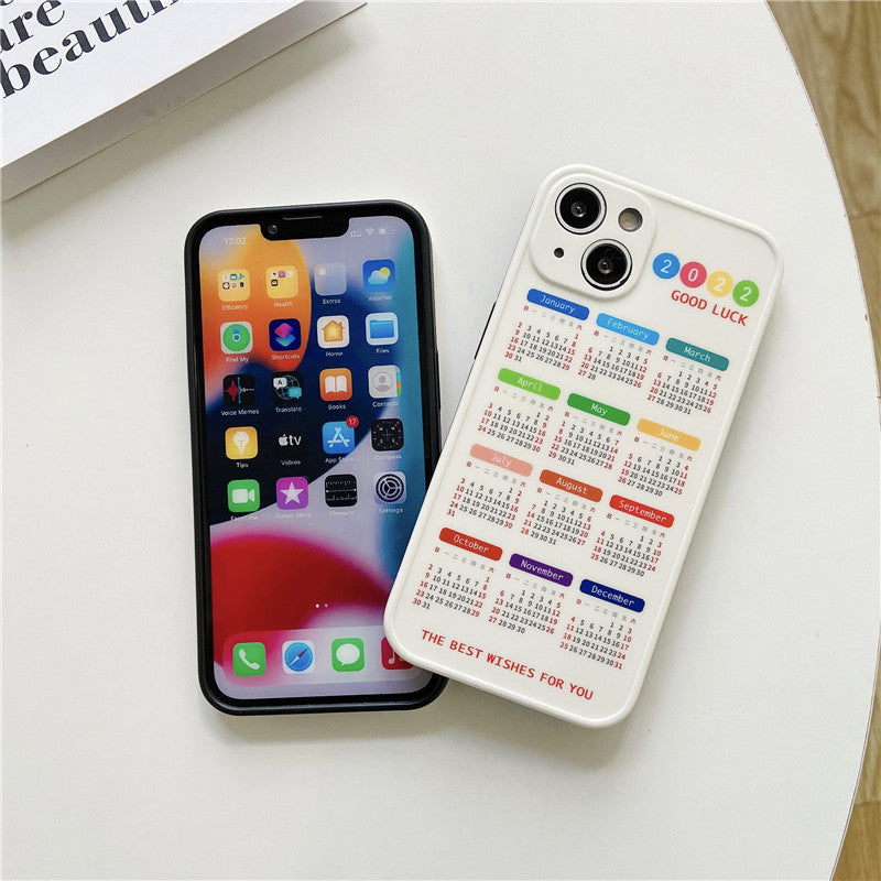 Simple Creative Calendar Printing Mobile Phone Case