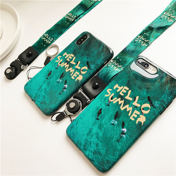 Creative letter phone case