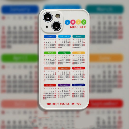 Simple Creative Calendar Printing Mobile Phone Case