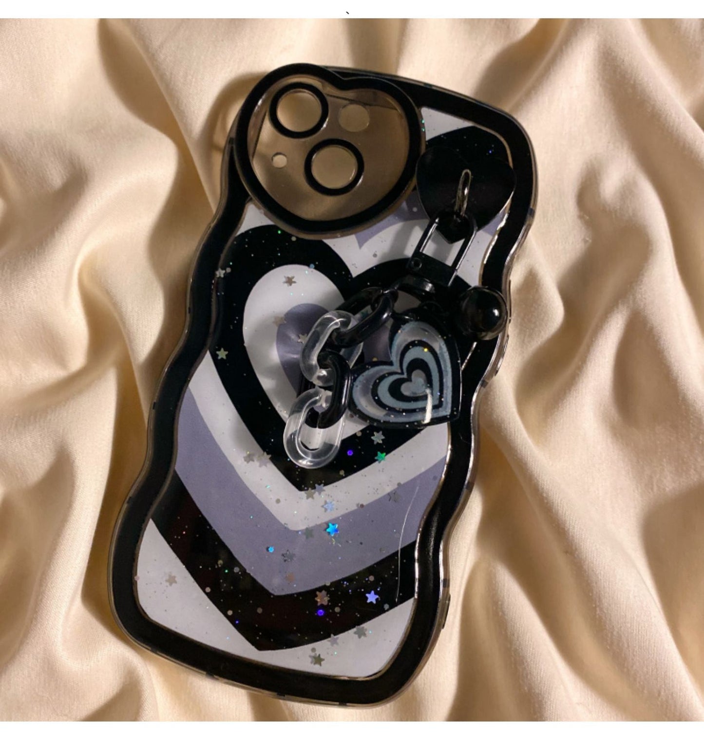 Tula Case Ins Wind  Powder Love Pendant Phone Case