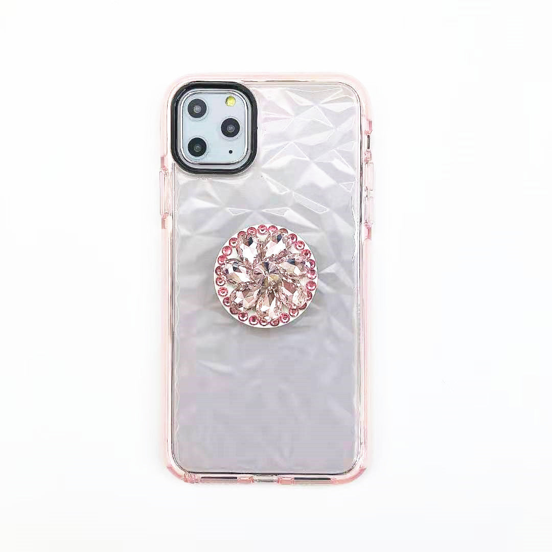 Clear and glitter Phone Case