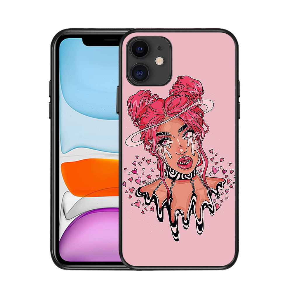 Black girl phone case