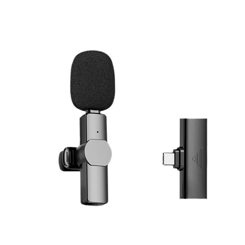 Wireless Neckline Clip Noise Reduction Mini Microphone