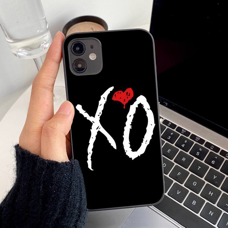 Love Tempered Glass Mobile Phone Case