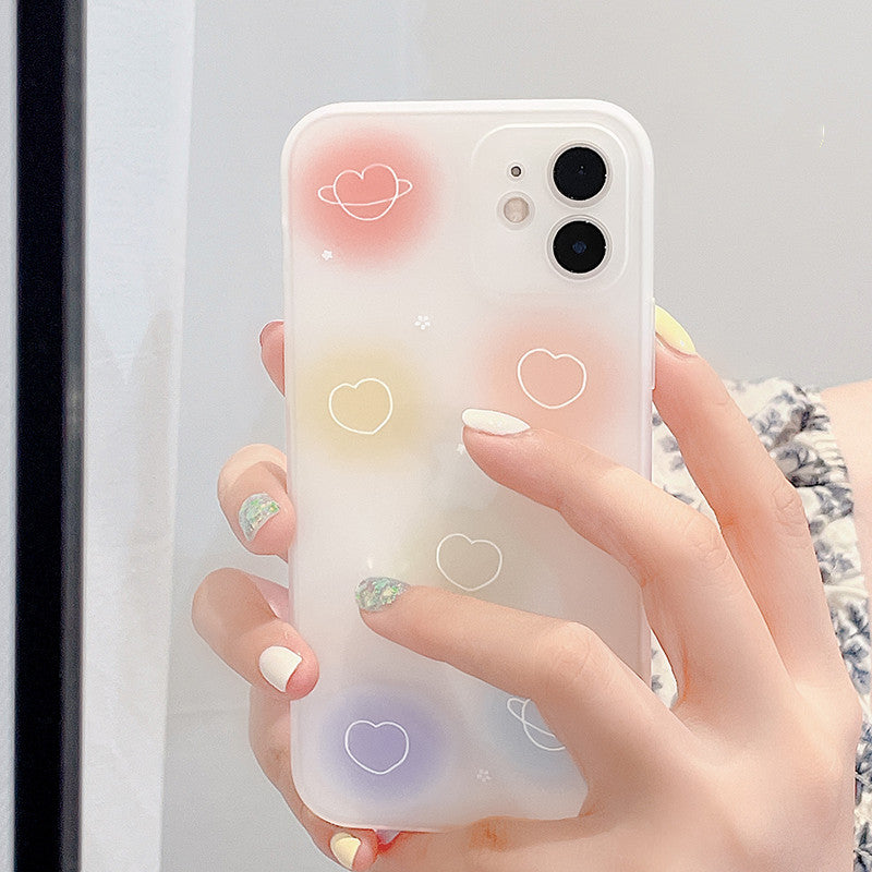 Cute Girly Phone Case Semi Permeable Matte