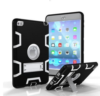 Compatible with Apple, iPad Air 2 Silicon Shockproof Heavy Duty Case with Stand