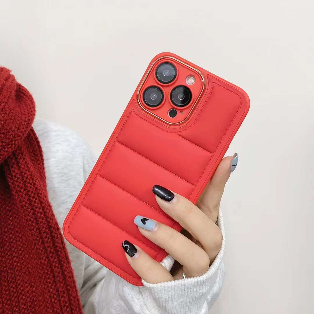 Cotton Filled Down Jacket Phone Case