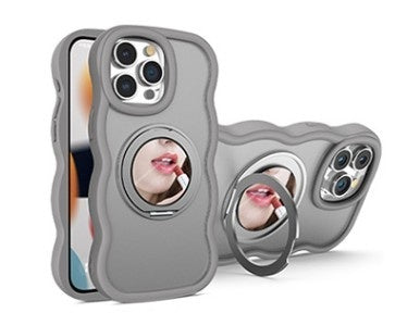 Dirt-resistant With Mobile Phone Mirror Bracket Magnetic Suction Phone Case