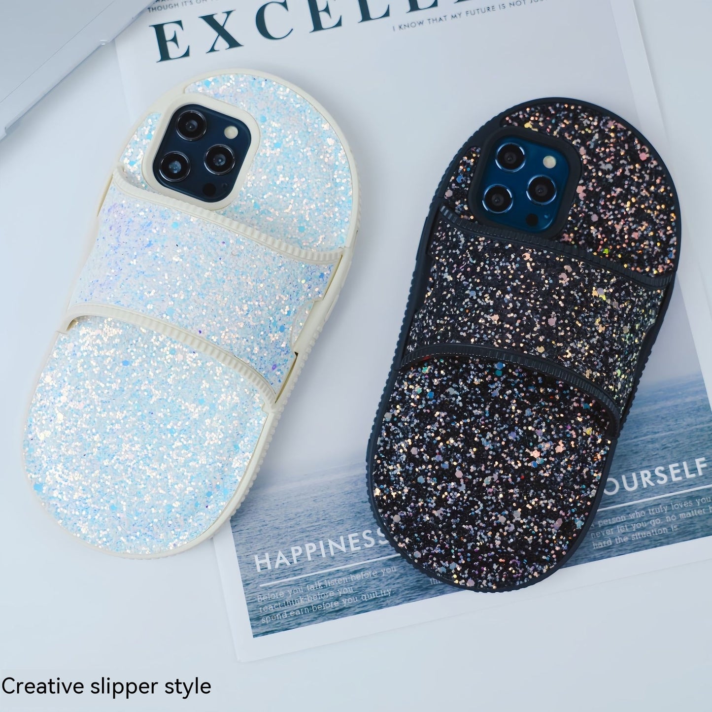 Rhinestone Slippers Phone Case