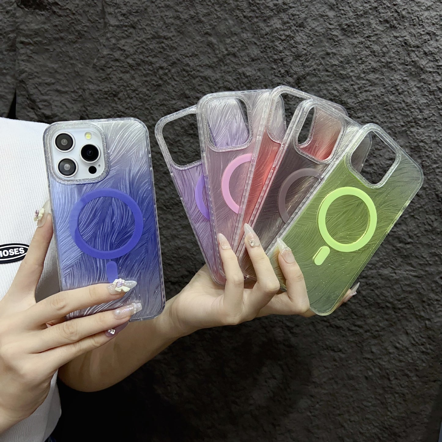 Colorful Magnetic Drop-resistant Phone Case