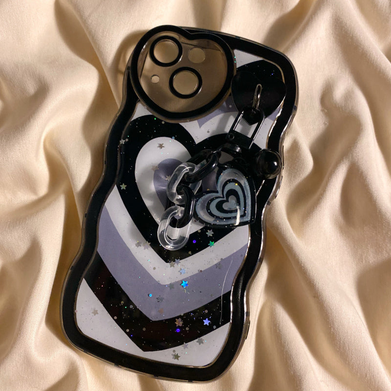 Tula Case Ins Wind  Powder Love Pendant Phone Case