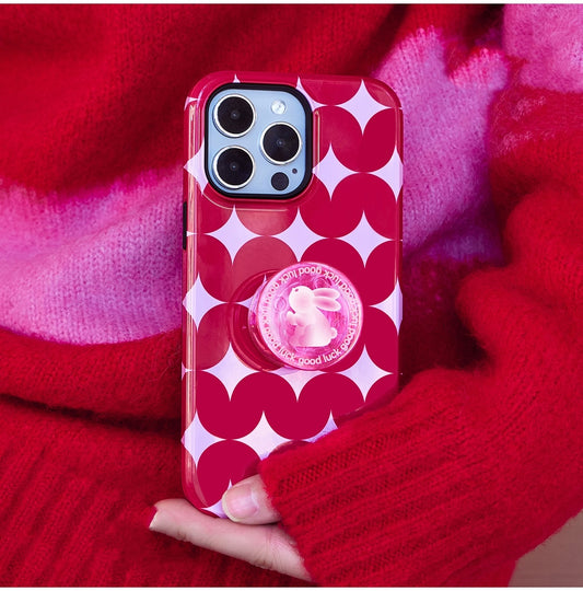 Original Rabbit New Year Plaid Phone Case